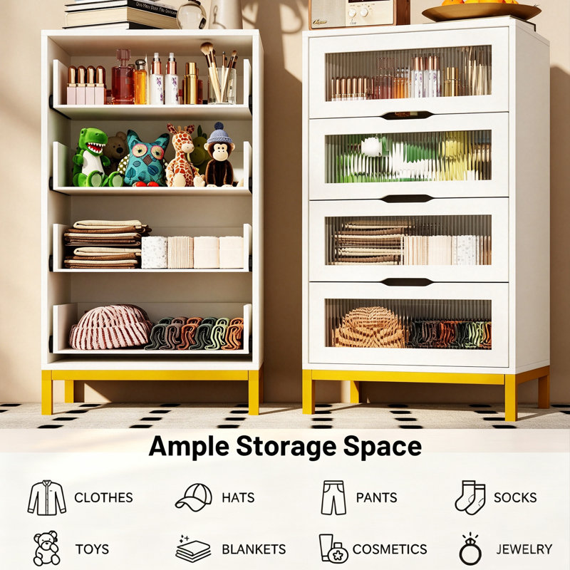 21.1 " W 4 - Drawer Dresser