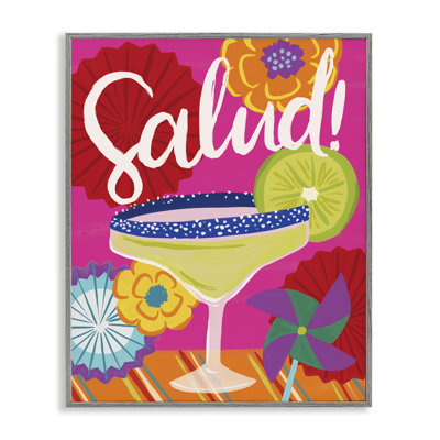  «Salud Margarita Drink», estampe numérique encadrée par Deborah Curiel