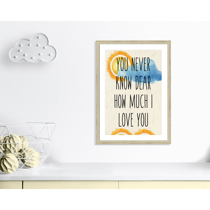 Impression sur papier Sunshine C, H 34,5 po x l 24,5 po x P 0,6 po, Cadre plat beige
