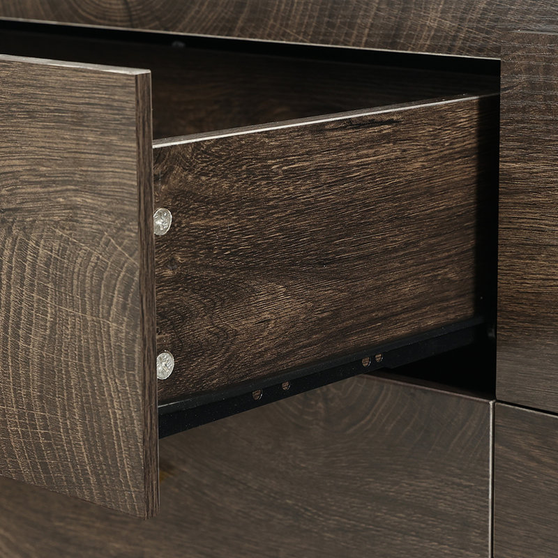 Celya Buffet Server Console Tablestorge Cabinet, Bar Cabinet, Drawer Dresser with 6 Drawers, Buffet Sideboard Storage Cabinet with Drawers