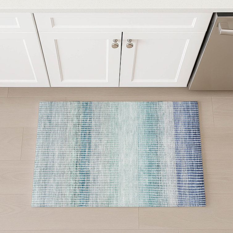 Machine Washable Indoor/Outdoor Jouett ACN2313 Stripes Rug