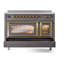 ILVE Nostalgie II Noblesse 48 dans la gamme d'induction, 6 éléments d'induction (porte en verre)-688382881