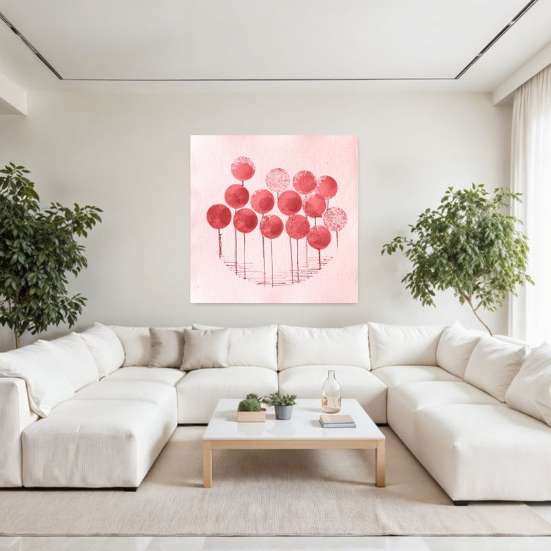 Art contemporain, art contemporain abstrait, H 48 po x l 48 po