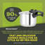 Tower Pressure Cooker with Steamer Basket, Stainless Steel, Silver-19832290