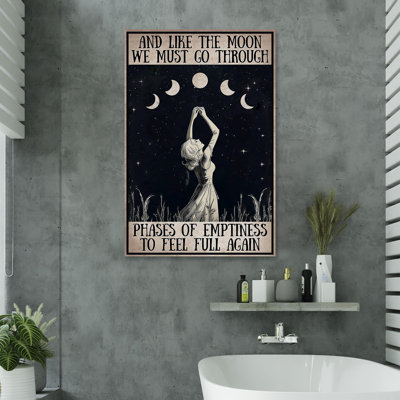 We Must Go Through Phases of Emptiness - Wrapped Canvas Graphic Art -  Trinx, 92BAA7C60DDF4719B9B9CFE922B989CC