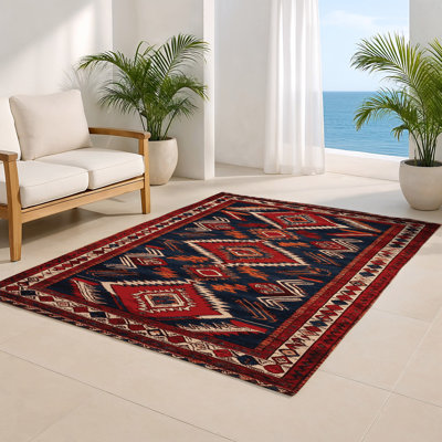 Tapis turc intérieur et extérieur noir