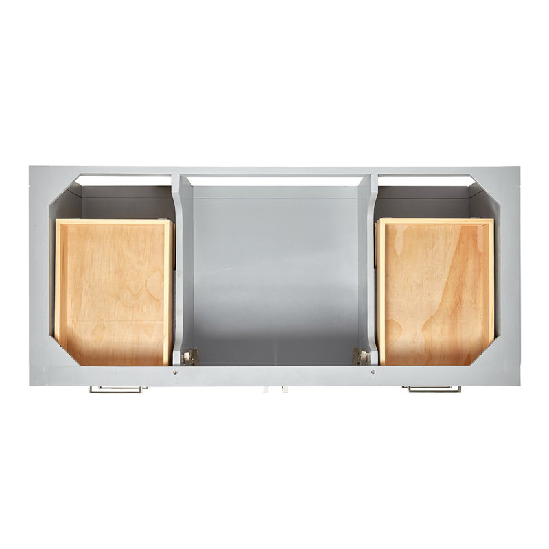 Magnolia Bath Vanity Oval Basin S049SCWOV, Gray, Rectangular
