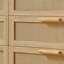 Commode contemporaine 6 doubles avec tiroirs en rotin