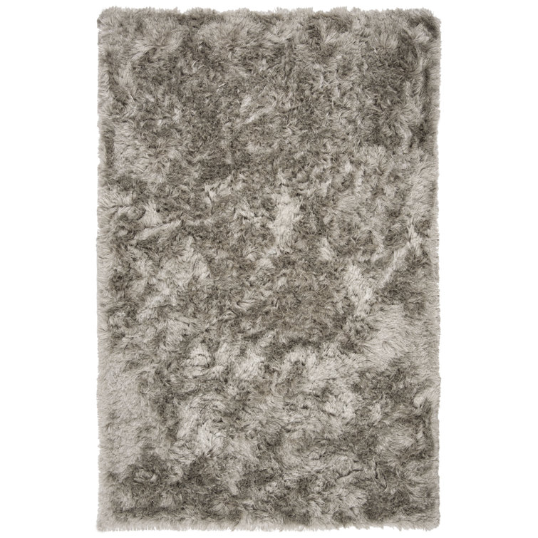 Morrell Shag Hand Tufted Performance Solid Color Rug