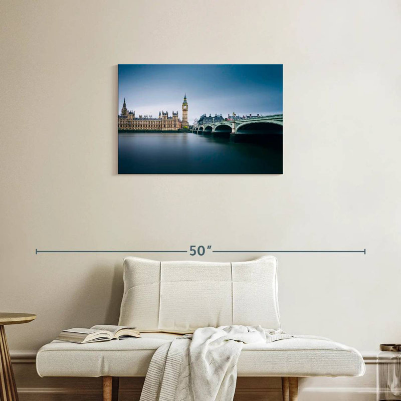 Nicci London Riverside Blue Hour, H 20 po x l 30 po