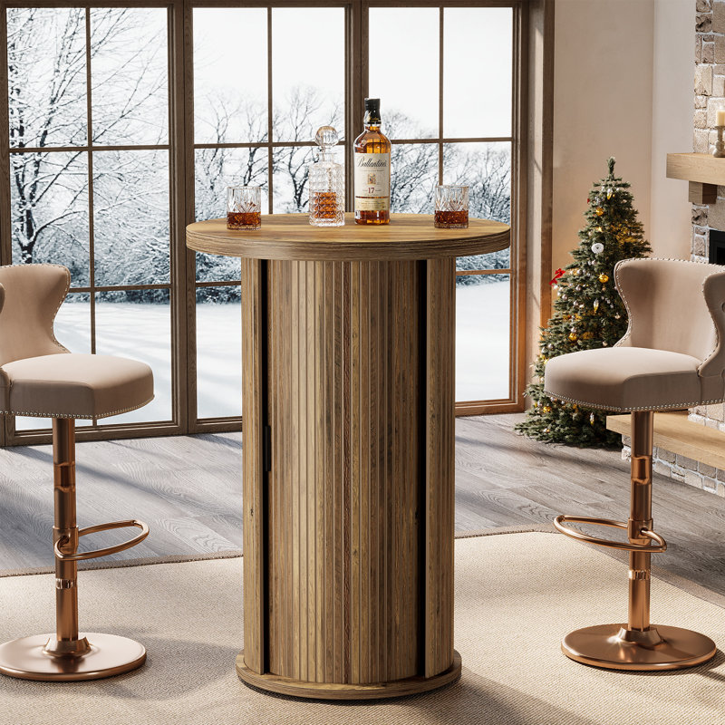 59cm Mini Bar, 1, Brown
