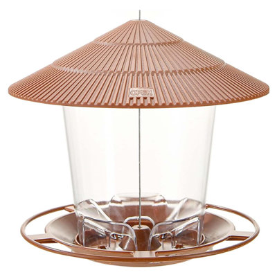 Hanging Feeder For Wild Birds, Outdoor, Brown