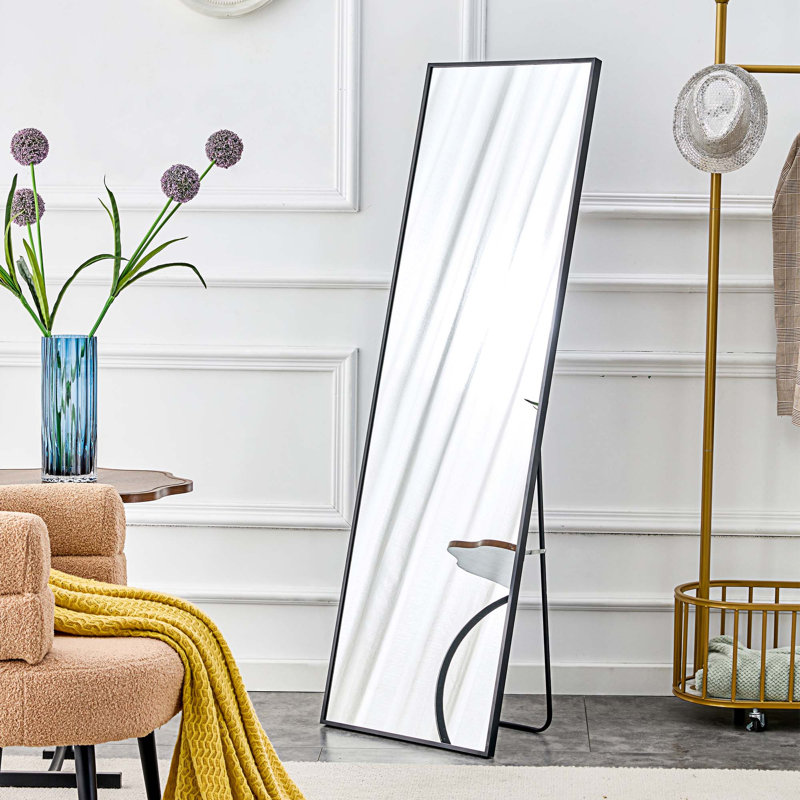 Miroir de plancher rectangulaire en alliage d'aluminium
