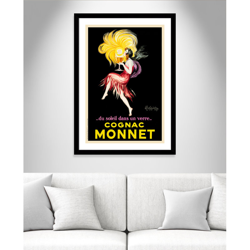 Brickhill Cognac Monnet' Framed Vintage Advertisement