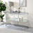 Olgerta 48'' Glass Top Console Table