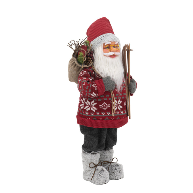 10.6X7.5X23.6" Standing Santa