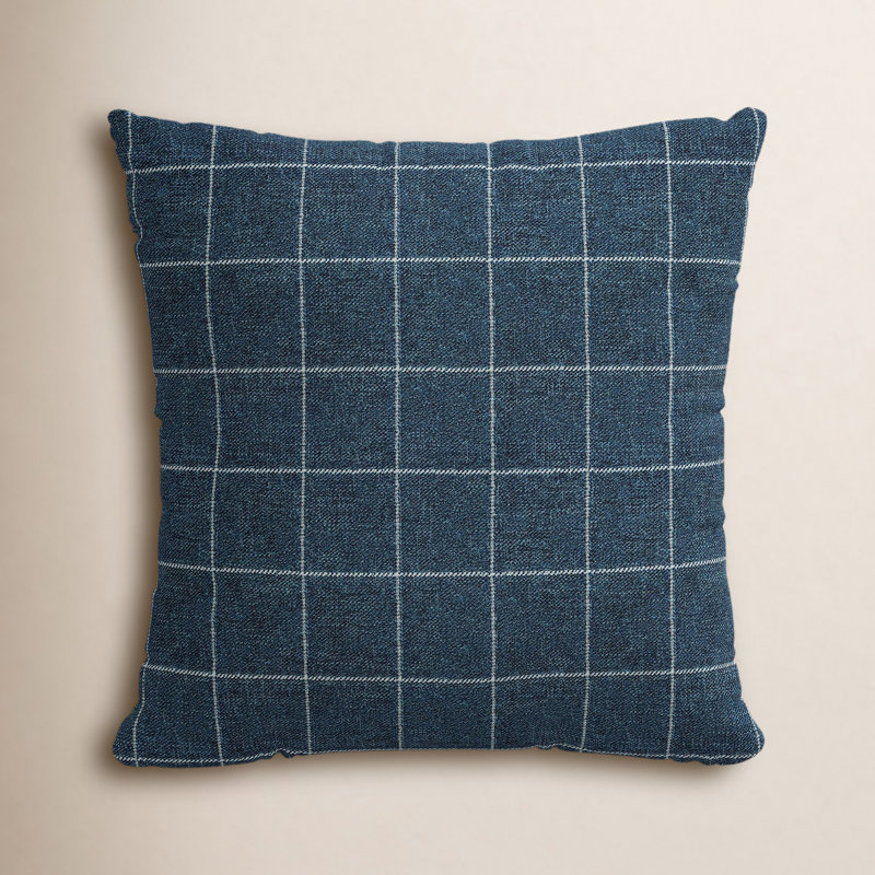 Housse de coussin carré en coton Iver, 18 po x 18 po, Housse de coussin seulement - sans insert