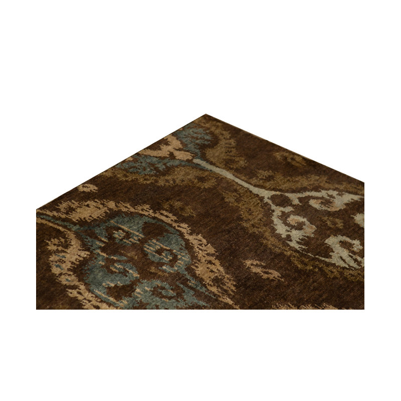 Ikat Area Rug in Brown