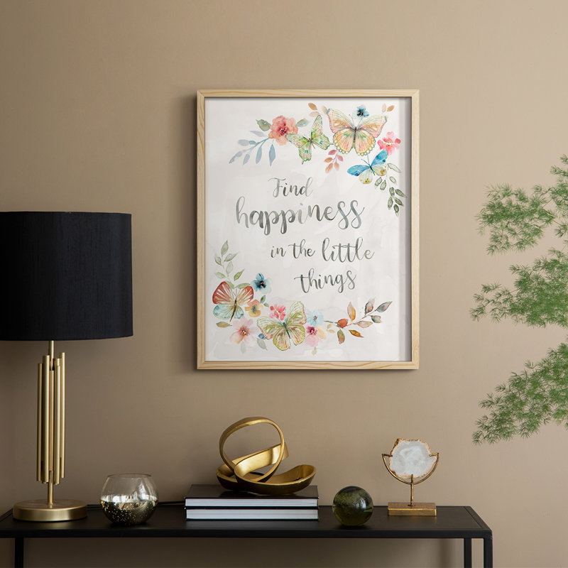 Butterfly Type I Framed Print - Solid Wood