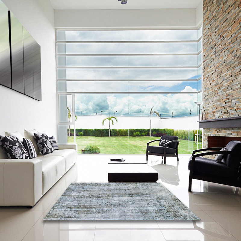 Valatie Abstract Indoor Rug, Square 3'