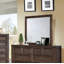 Commode 2 tiroirs et miroir 2 pièces Allentown-2059695835