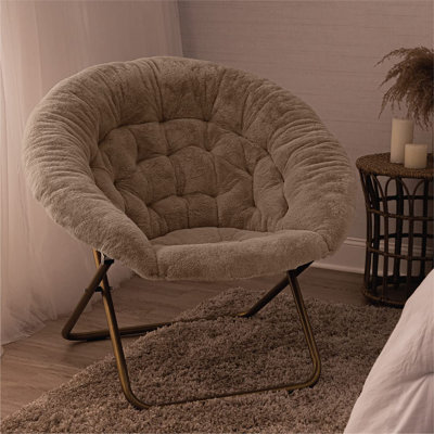 Chaise soucoupe pour chambre à coucher