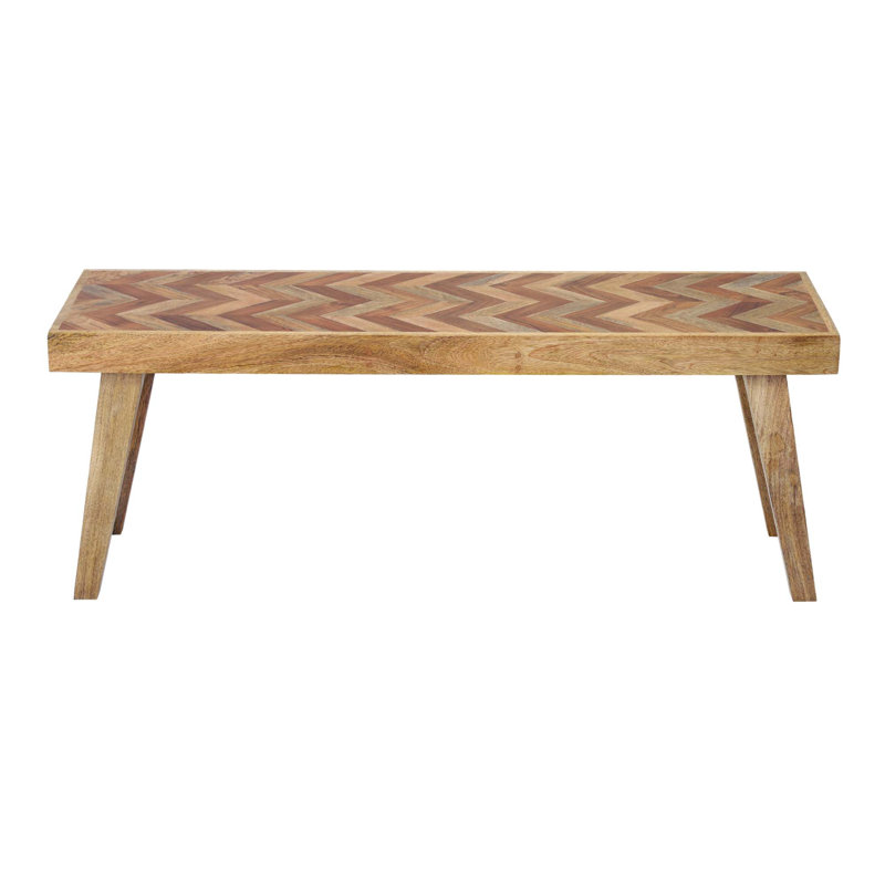 Banc en bois moderne pour chambre à coucher