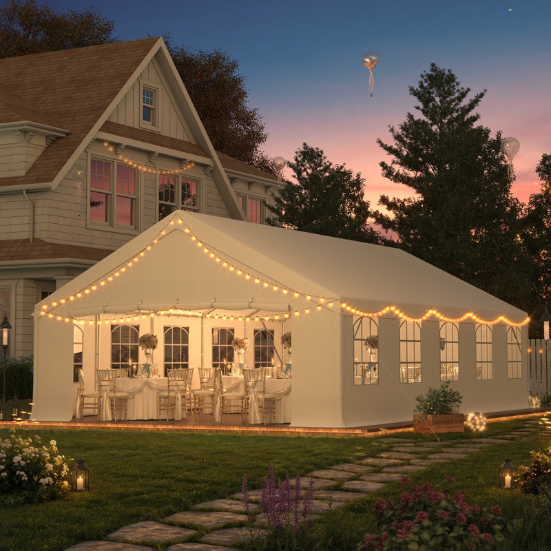 Auvent extérieur imperméable avec parois latérales 20 'x 30', 20'x30'