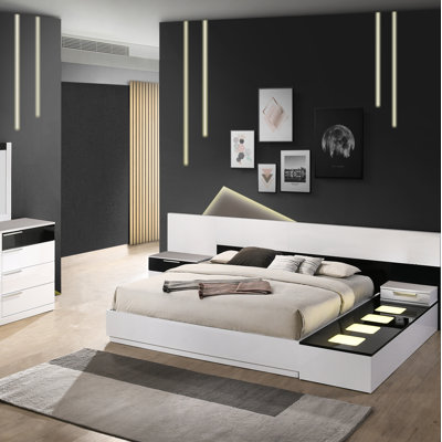 Ensemble de chambre en bois massif Cuyuna