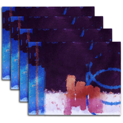 Ensemble de 4 napperons Lingering