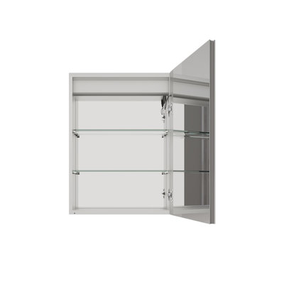 Armoire à pharmacie 26 po x 20 po avec miroir DEL