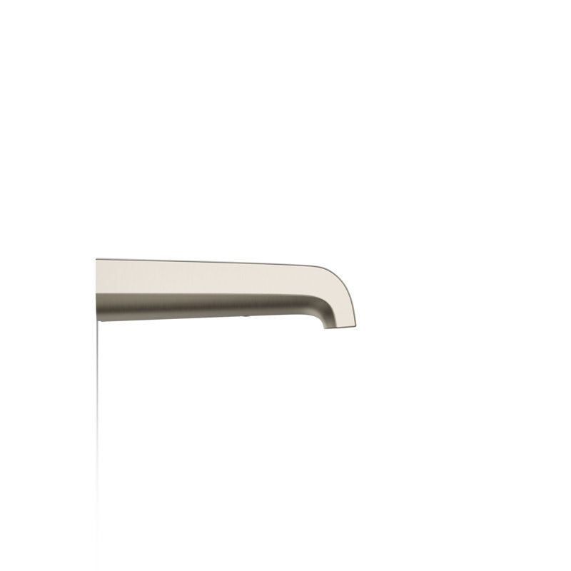 Pitch Wall-Mount Bath Spout, Brushed Nickel