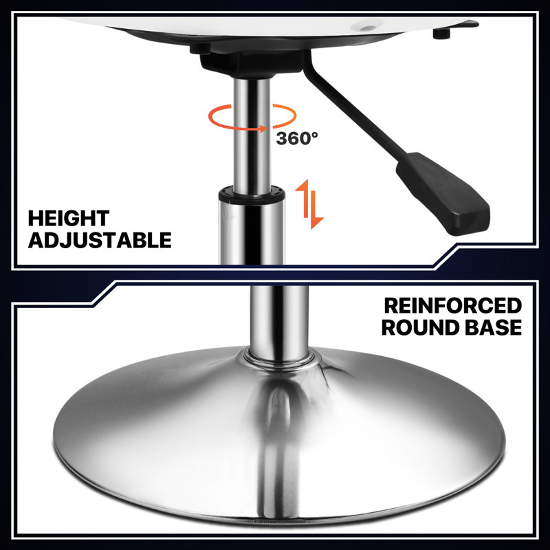Cleethorpes Outdoor LED Rechargeable Light Up Bar Table Pub Table Adjustable Height w/Remote