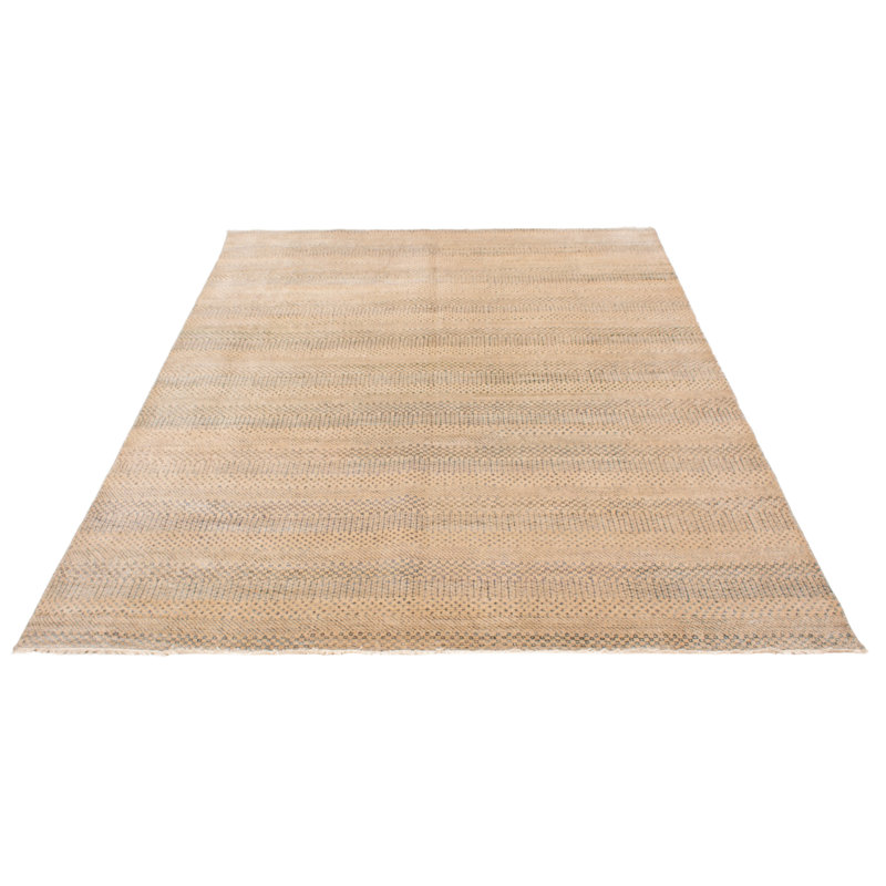 Tapis en soie brun clair ombre 9 pi 2 po x 12 pi 2 po