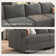 Anureet L shaped Modular Sectional Couch Corner Sectional Sofa
