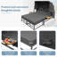 130cm Wide Straight Metal Patio Daybed