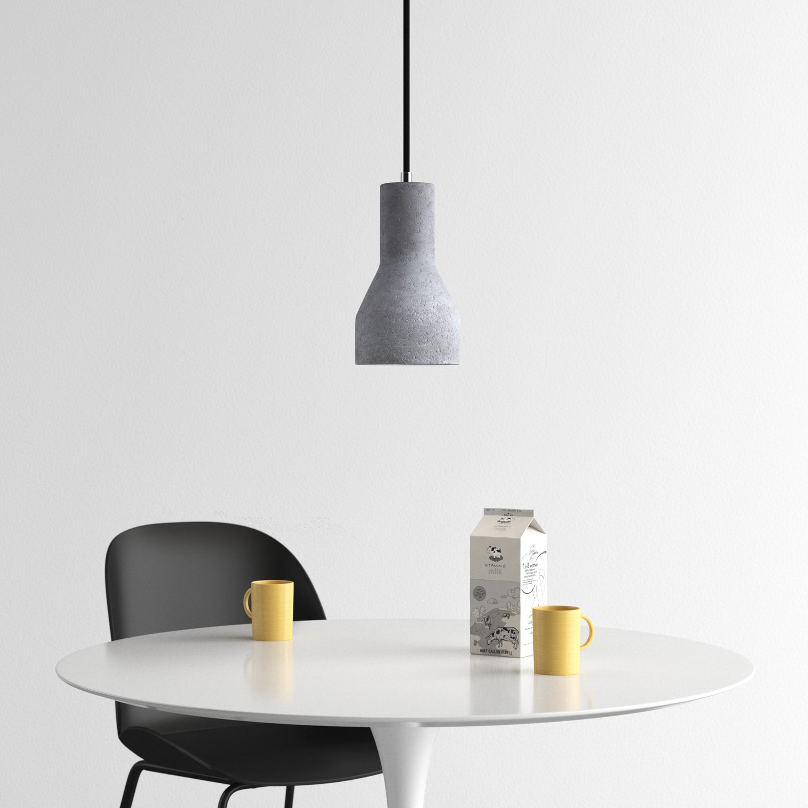 Campo Single Light Concrete Dimmable Pendant
