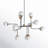 Newport 12 - Light Dimmable Sputnik Modern Linear Chandelier
