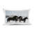 Black Winter Herd of Horses