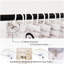 Ensemble de rideau de douche en polyester 13 pièces + crochets Vivia