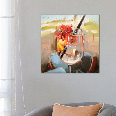 5 O'clock 1 Piece Wrapped Canvas Painting
