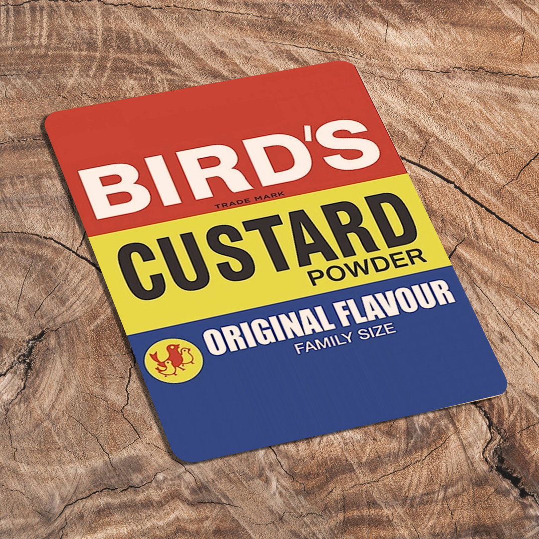 Birds Custard Powder Metal