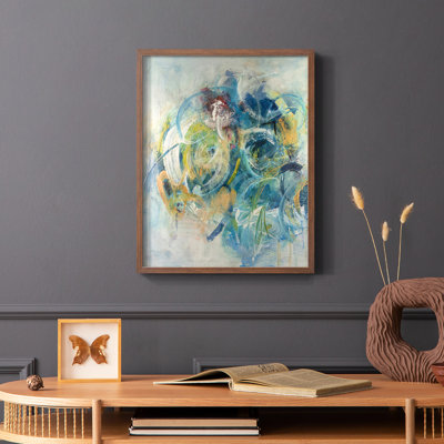 «Silent Energy II», reproduction encadrée - bois massif