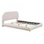 Lit plateforme tapissier, structure solide et design élégant en forme de courbe-483917231-483917225