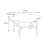 Light luxury modern petal coffee table