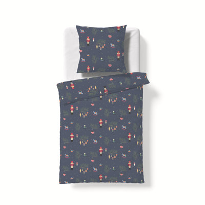 Fleuresse Bed Art S Sateen and Cotton Duvet Cover Set with Pillow Shams