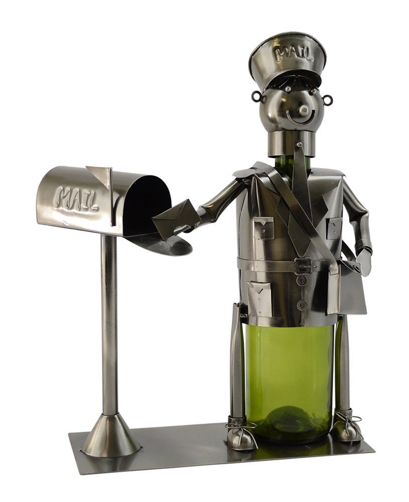 Mailman 1 Bottle Tabletop Wine Bottle Rack Wine Bodies