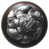 Antique Pewter/Dark Walnut Wood