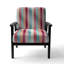 Fauteuil d'appoint rembourré moderne et contemporain Vibrant