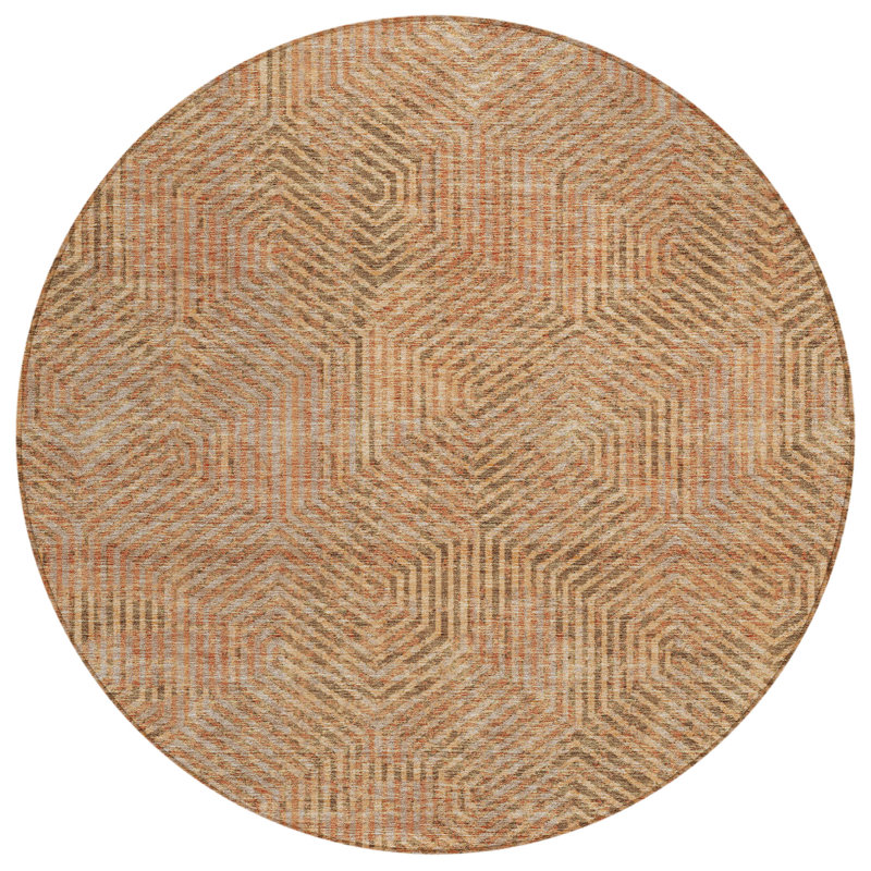 Tapis intérieur / extérieur Maliana, Rond 8 pi